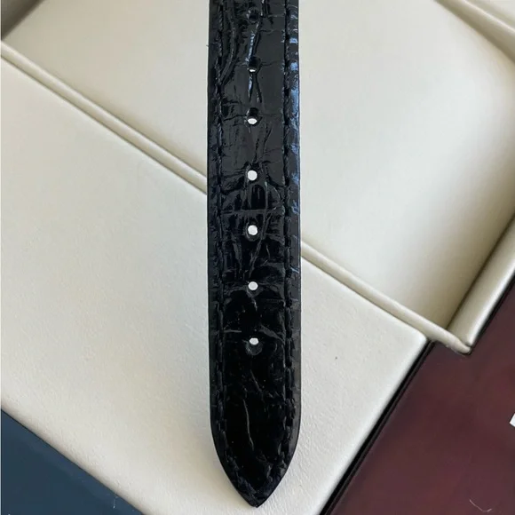 LONGINES 🐎 Ladies Mini Watch Presencé. Gold & Black. NEW + Box. - Picture 5 of 10